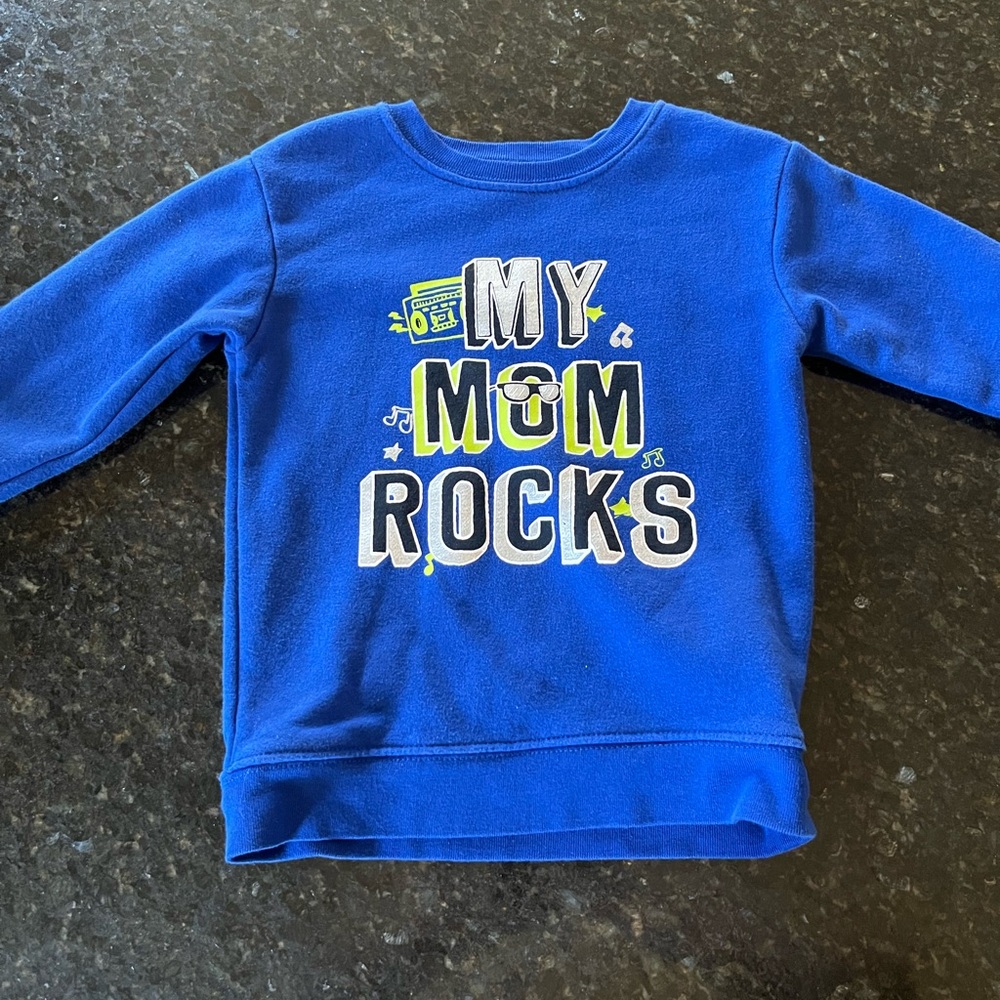 Blue Kids Shirt - My Mom Rocks